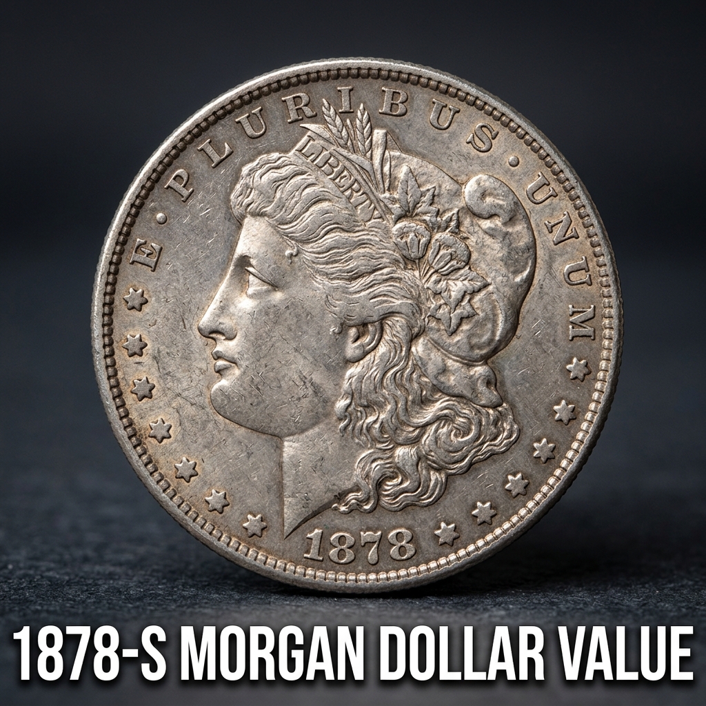 1878 S Morgan Silver Dollar Value Guide and Price Chart
