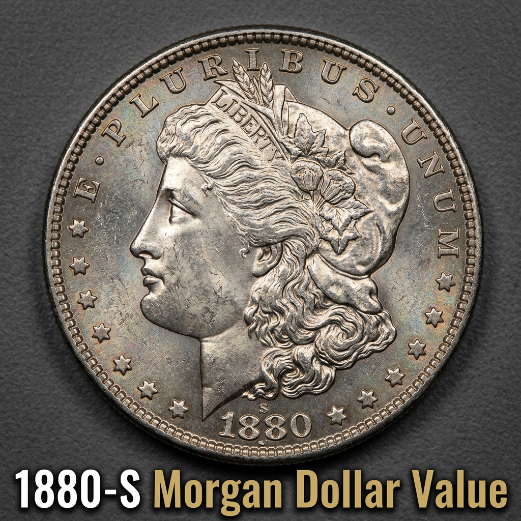 1880 S Morgan Silver Dollar Value and Rarity Guide for Collectors