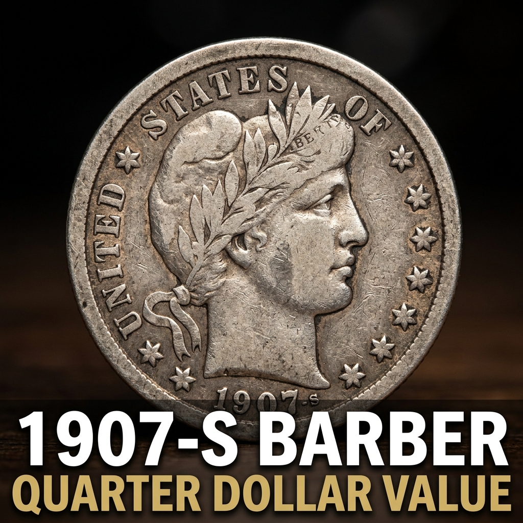 1907 S Barber Quarter Value and Essential Collector Information