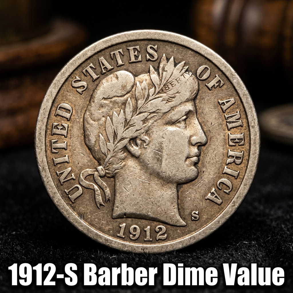1912-S Barber Dime Value and Rarity Guide for Collectors