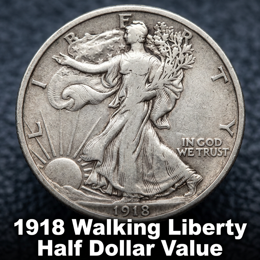 1918 Walking Liberty Half Dollar Value And Price Guide For Collectors