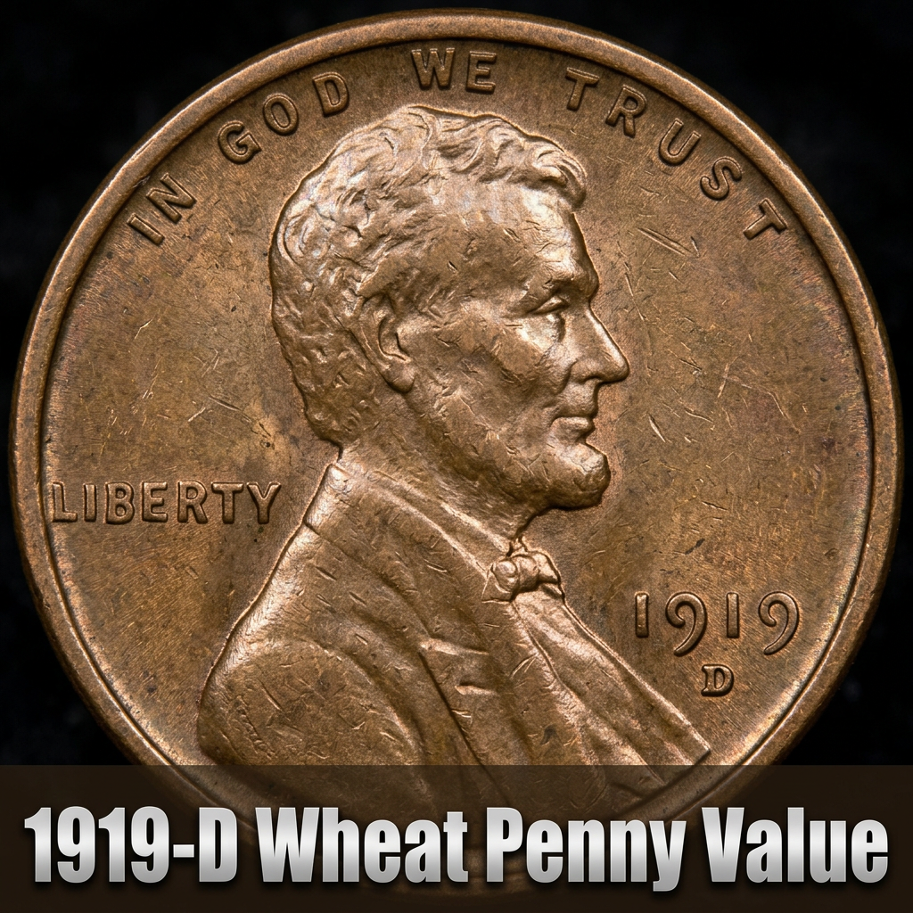 1919 D Wheat Penny Value Guide and Price Chart for Collectors