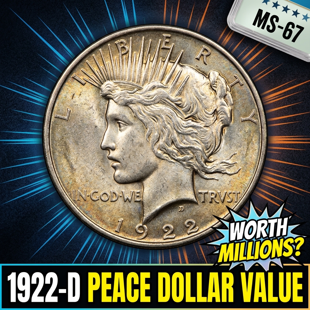 1922 D Peace Dollar Value and Price Guide for Collectors