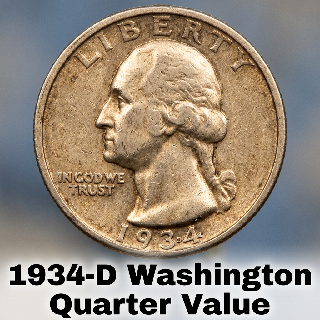 1934 D Washington Quarter Value and Collector Price Guide