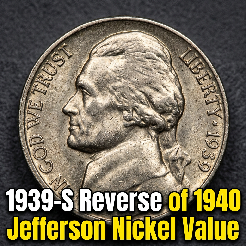 1939-S Reverse of 1940 Jefferson Nickel Value and What It's Really Worth