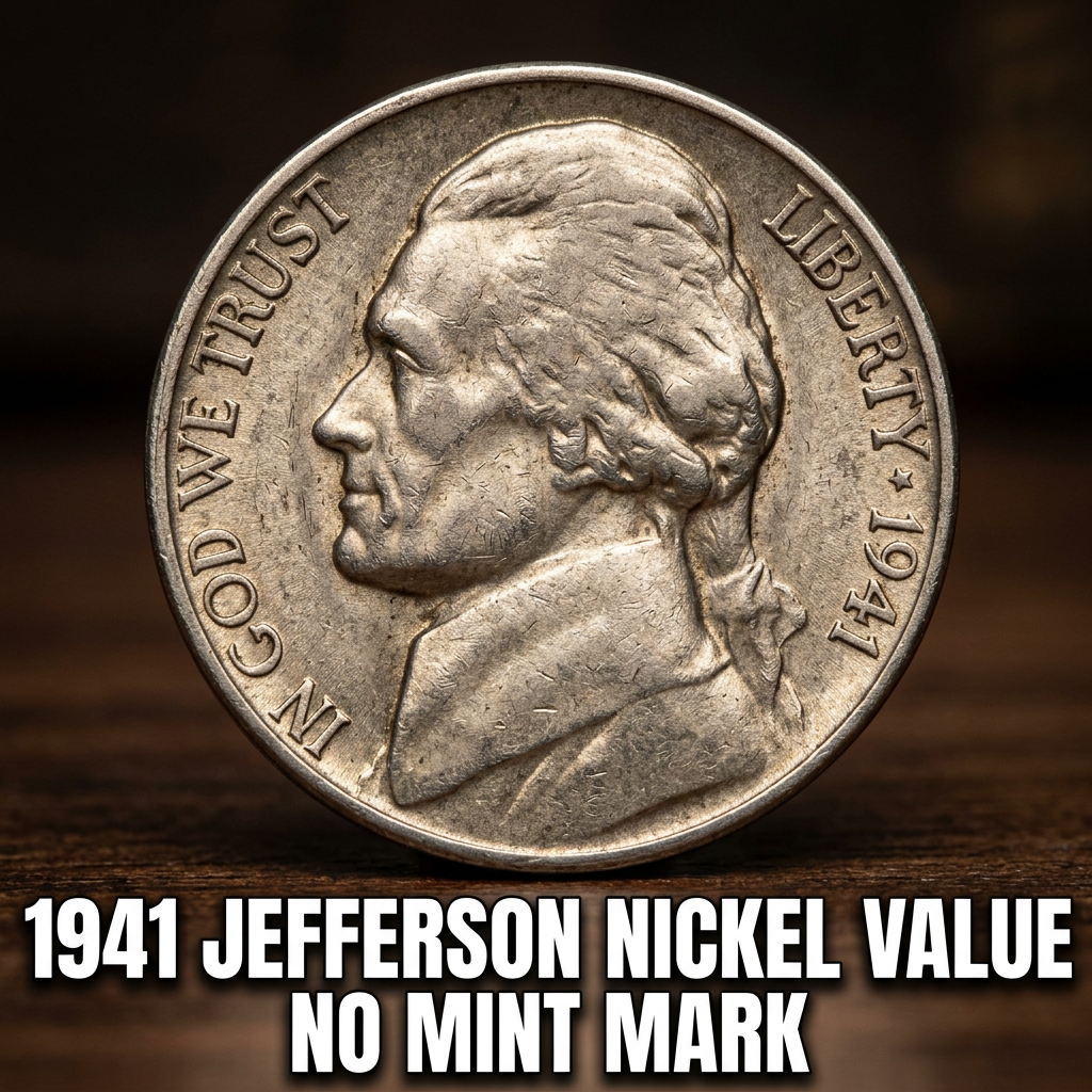 1941 Jefferson Nickel Value No Mint Mark Worth and Rarity Guide