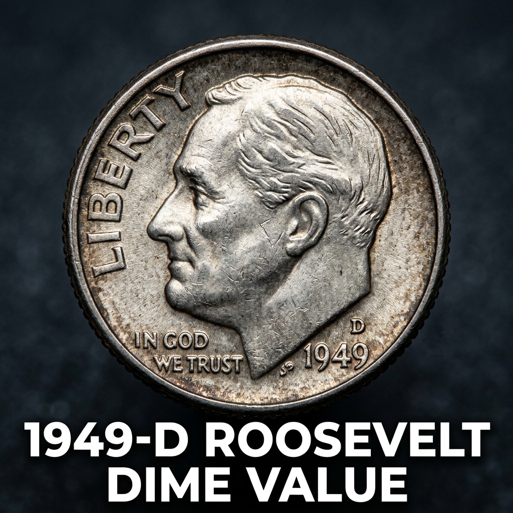 1949 D Roosevelt Dime Value and Worth Today for Collectors