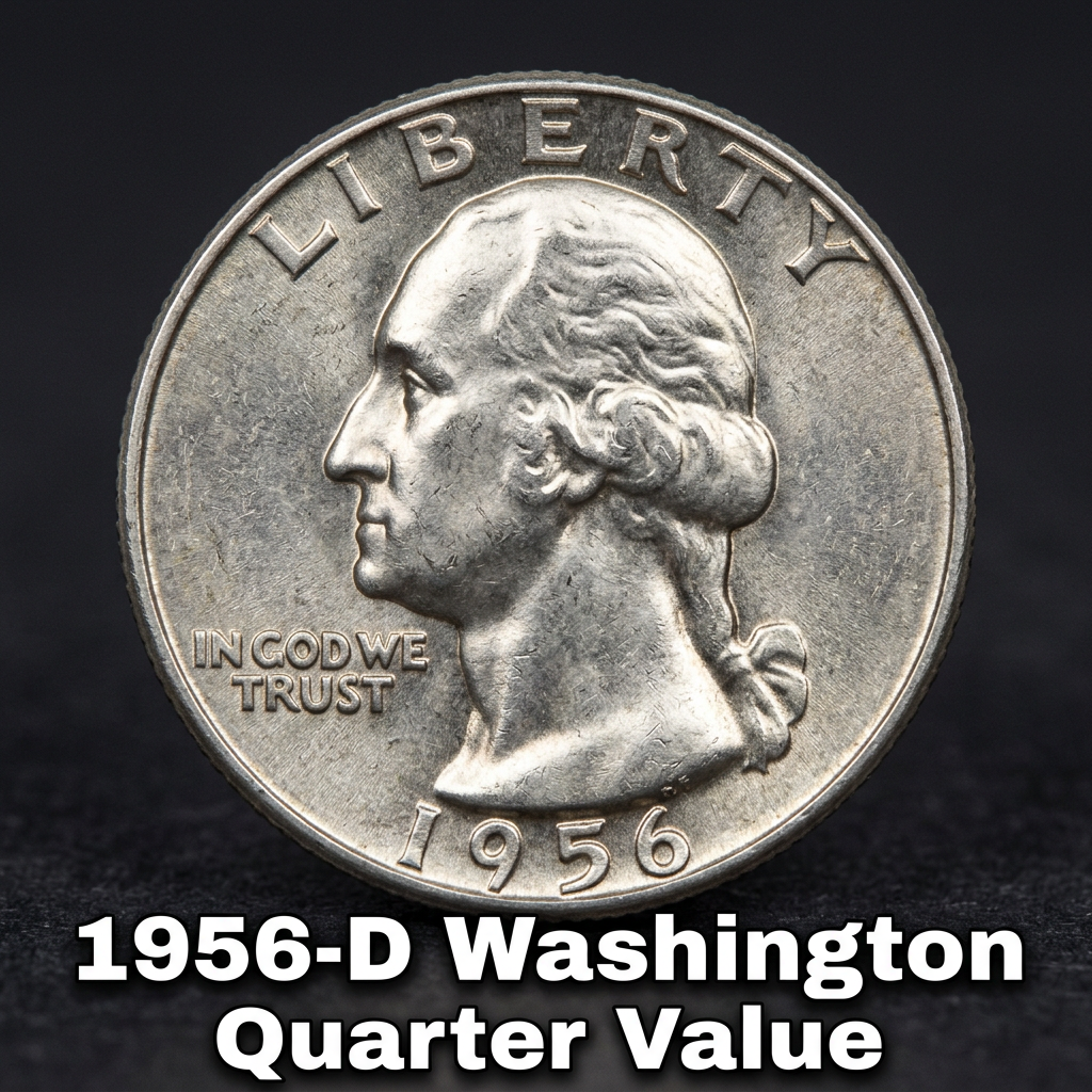 1956 D Washington Quarter Value and Mint Mark Guide