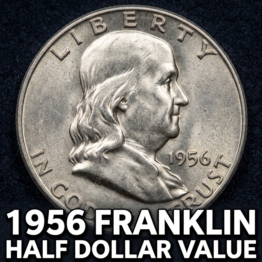 1956 Franklin Half Dollar Value and Price Guide for Collectors