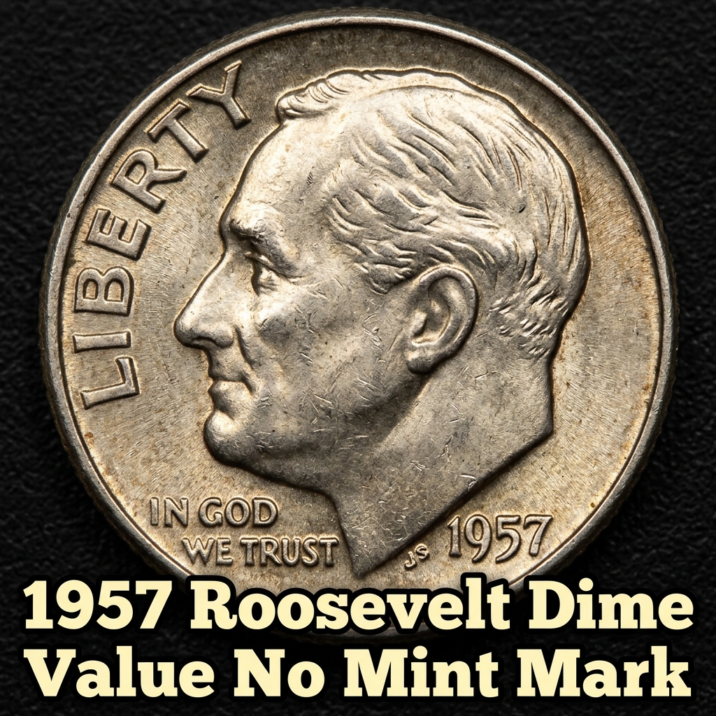 1957 Roosevelt Dime Value and What You Should Know About the No Mint Mark Coin