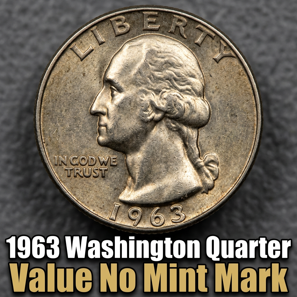1963 Washington Quarter Value No Mint Mark What It's Really Worth