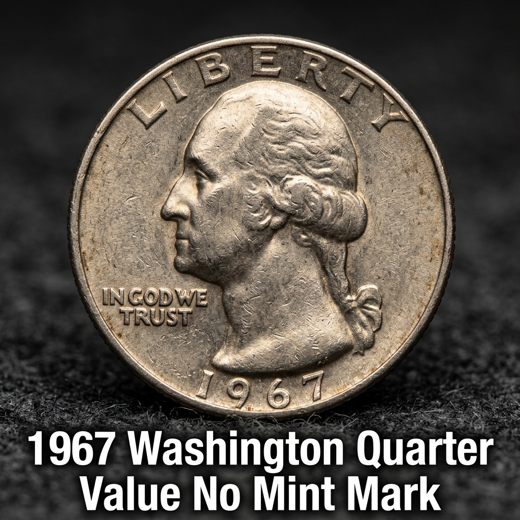 1967 Washington Quarter Value and How to Spot Rare No Mint Mark Gems