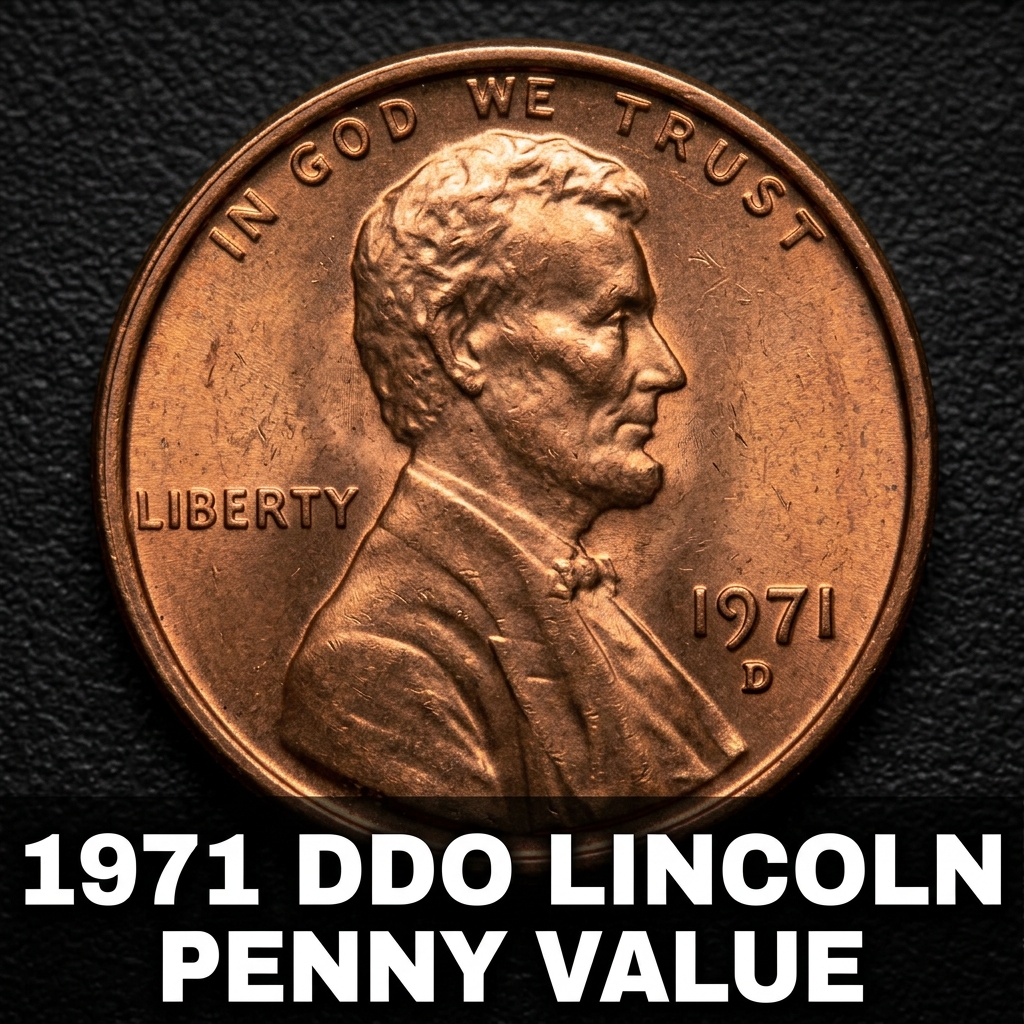 1971 DDO Lincoln Penny Value Guide to Rare Doubled Die Errors