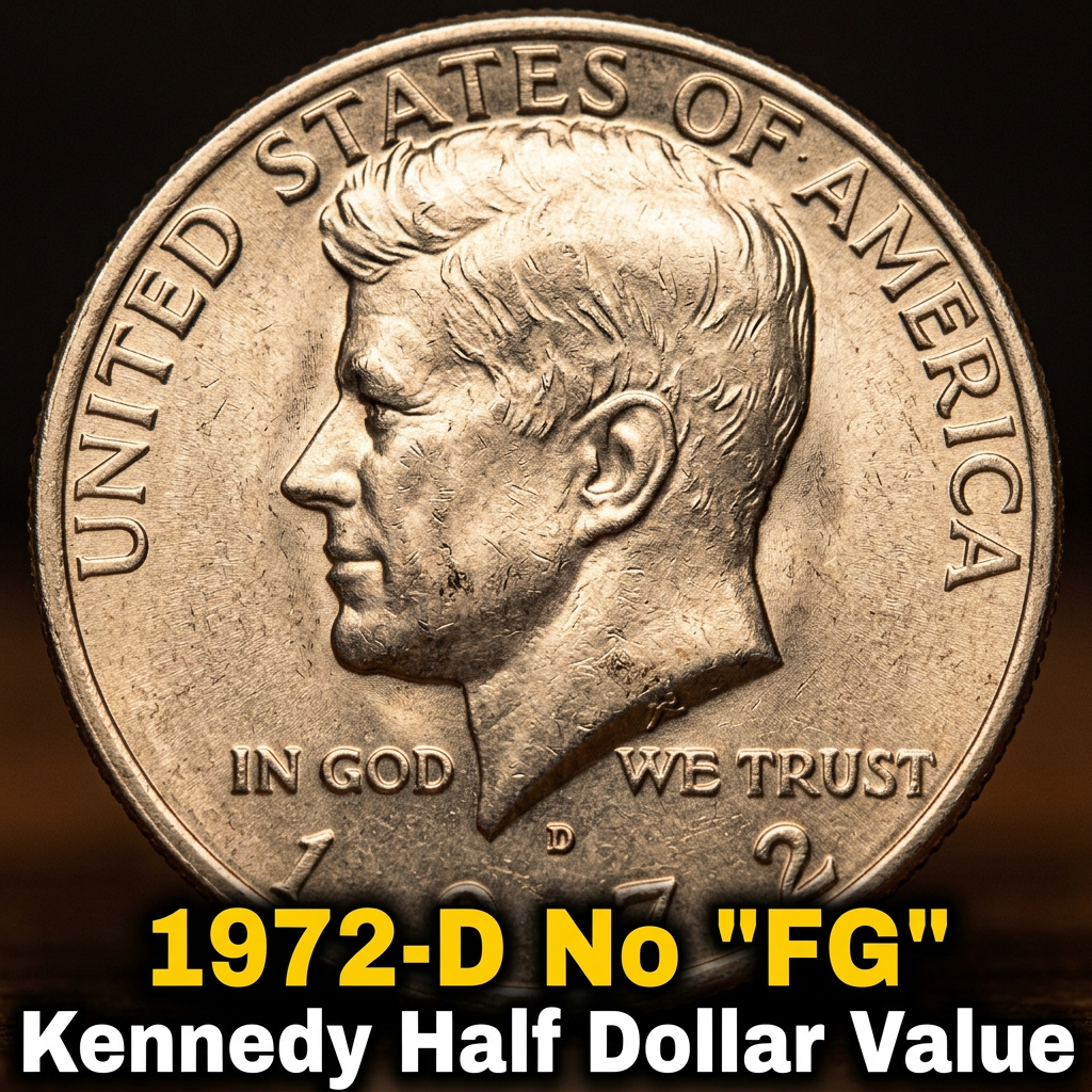 1972 D No FG Kennedy Half Dollar Value and Collector Identification Guide