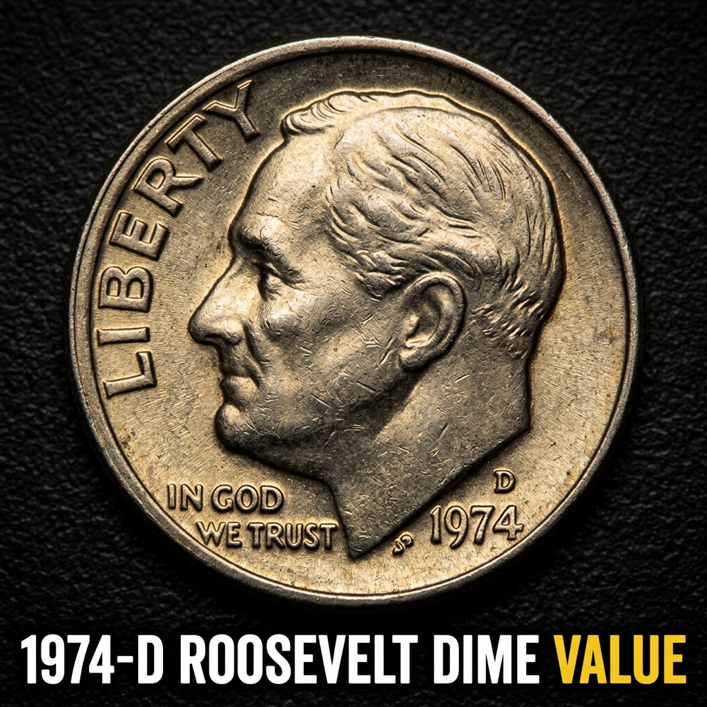 1974 D Roosevelt Dime Value and Rarity Guide for Collectors