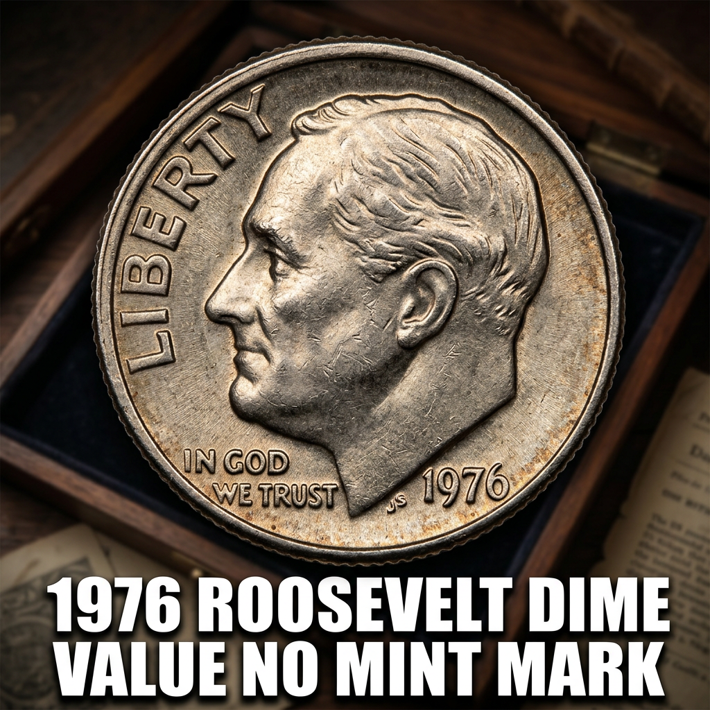1976 Roosevelt Dime Value and Why Your No Mint Mark Coin Might Be Worth More Than Ten Cents