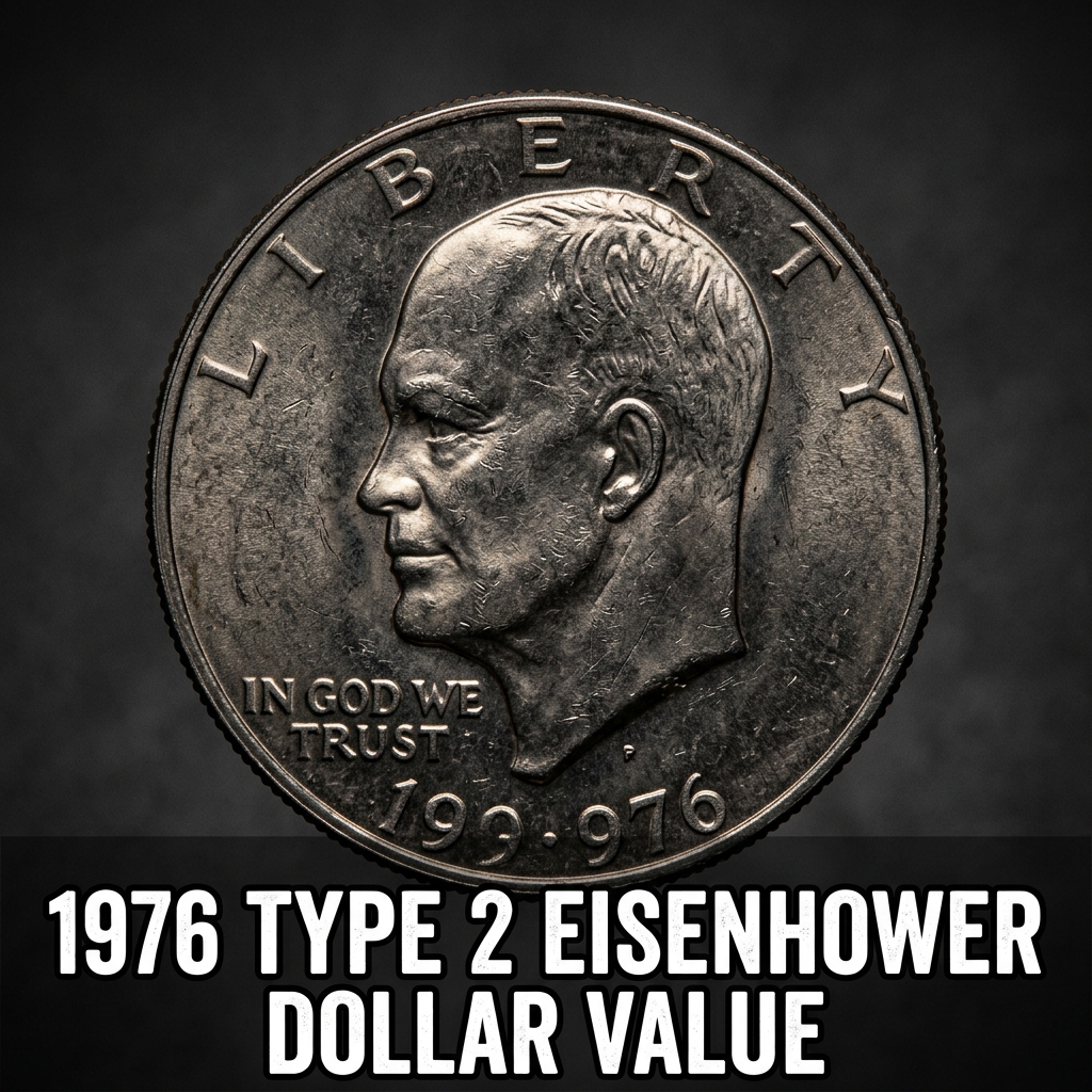 1976 Type 2 Eisenhower Dollar Value and How Much Your Bicentennial Coin is Worth Today