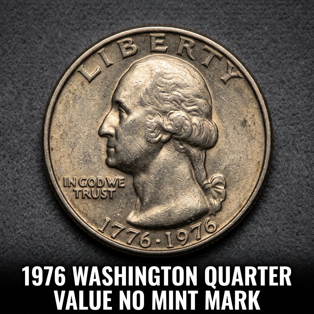 1976 Washington Quarter Value No Mint Mark Worth and Guide