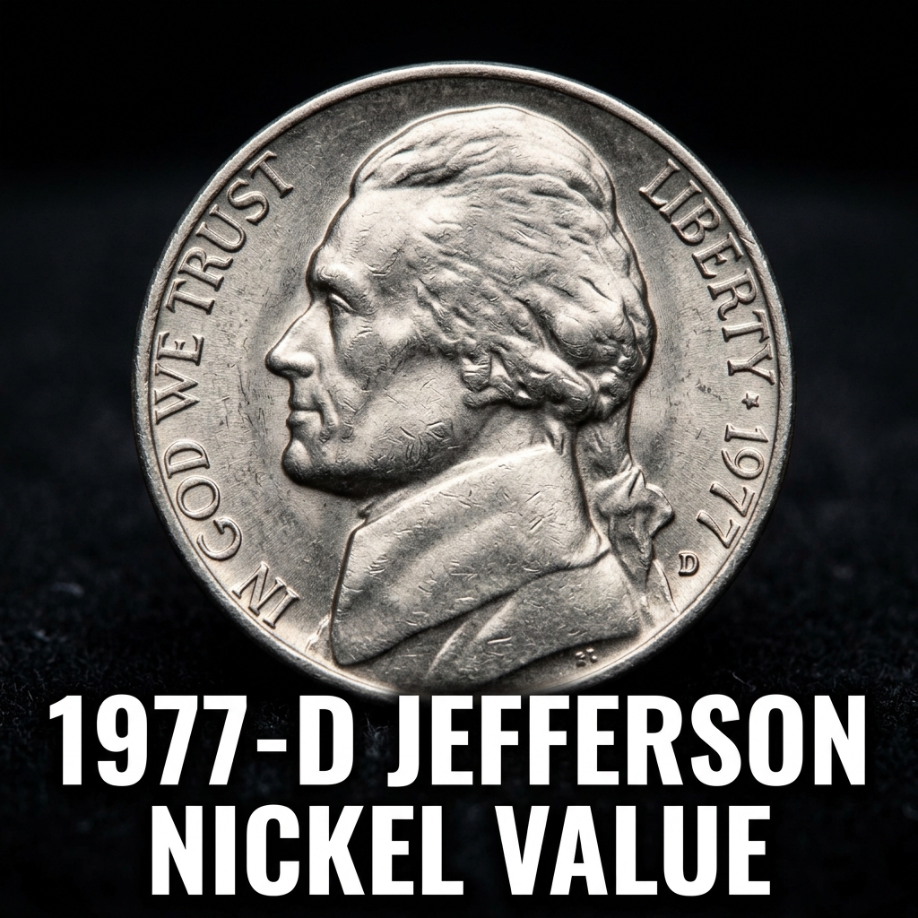 1977 D Jefferson Nickel Value and Complete Buyers Guide for Collectors