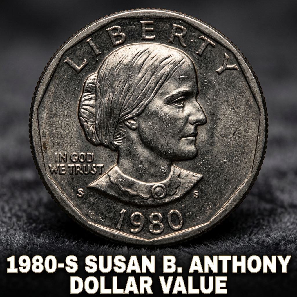1980 S Susan B Anthony Dollar Value and Collector Price Guide