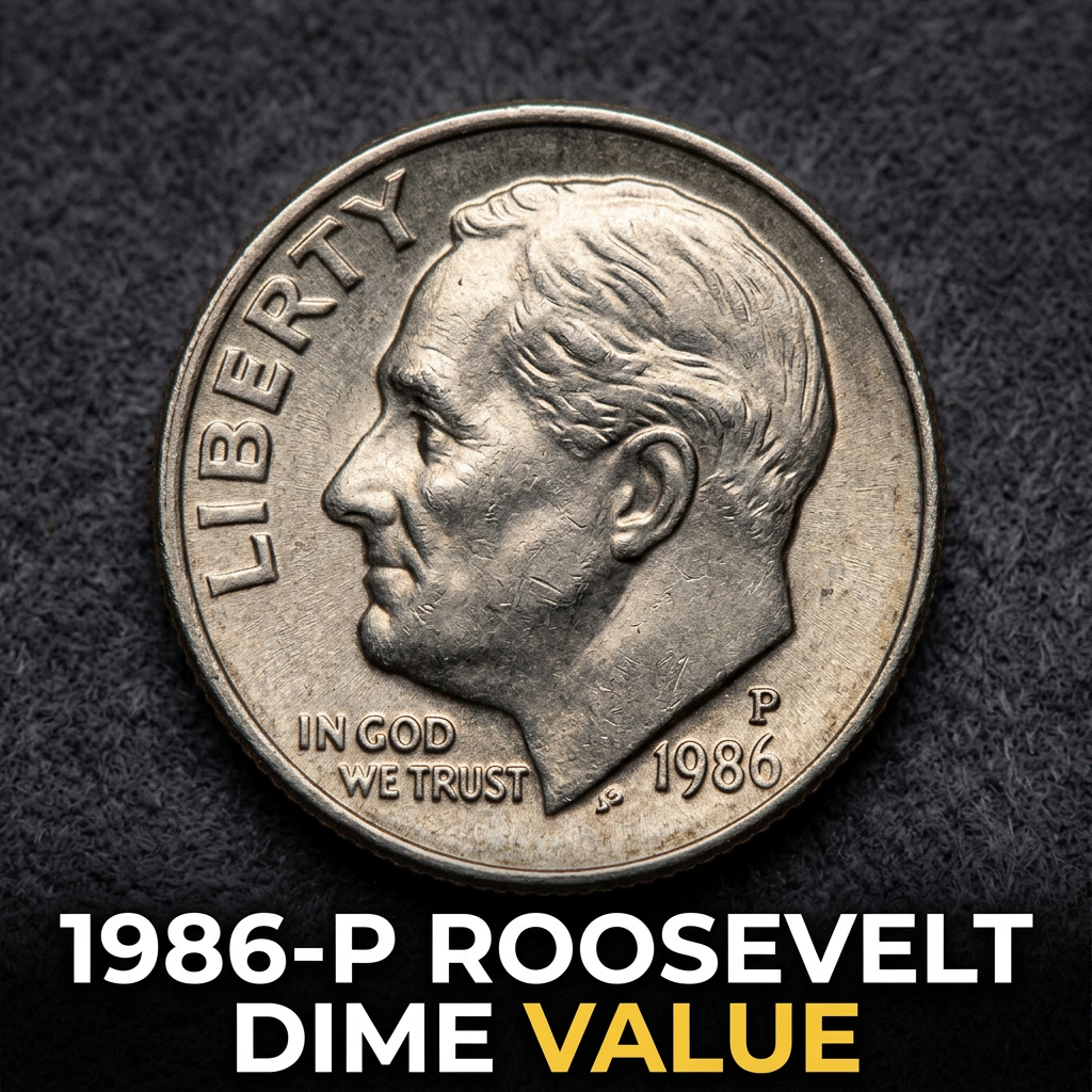 1986-P Roosevelt Dime Value What It's Worth and Why Collectors Care