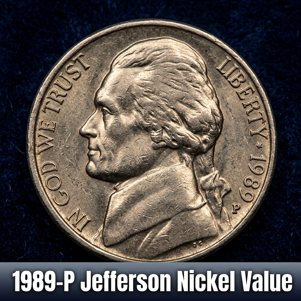 1989 P Jefferson Nickel Value Guide How Much Is This Coin Worth Today