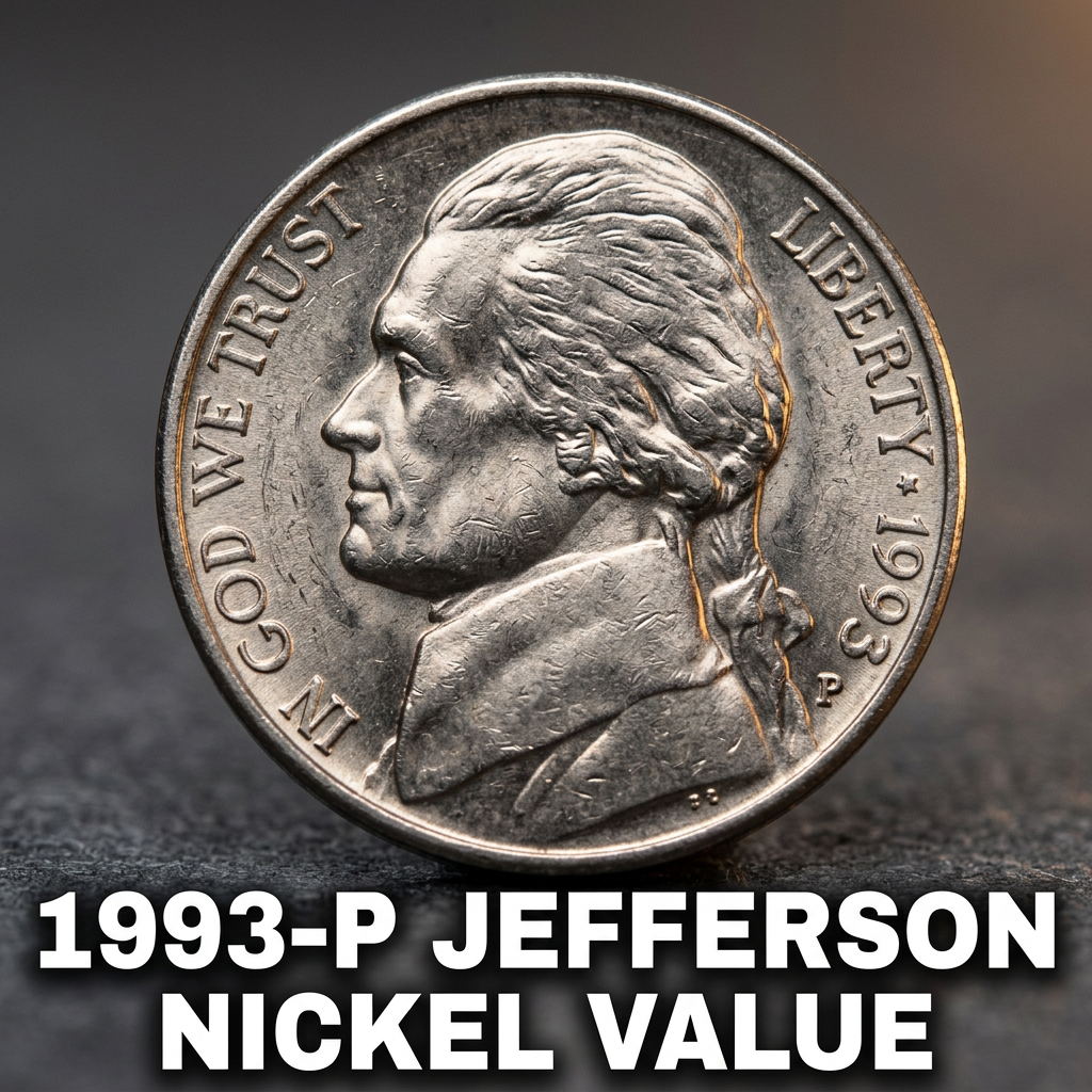 1993 P Jefferson Nickel Value and What Makes It Rare