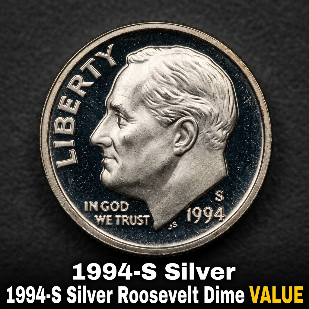 1994-S Silver Roosevelt Dime Value Guide What It's Worth and Why Collectors Love It