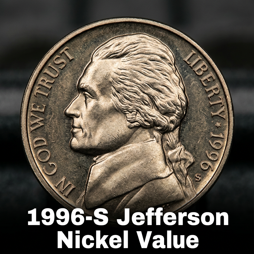 1996-S Jefferson Nickel Value What This Proof Coin Is Really Worth