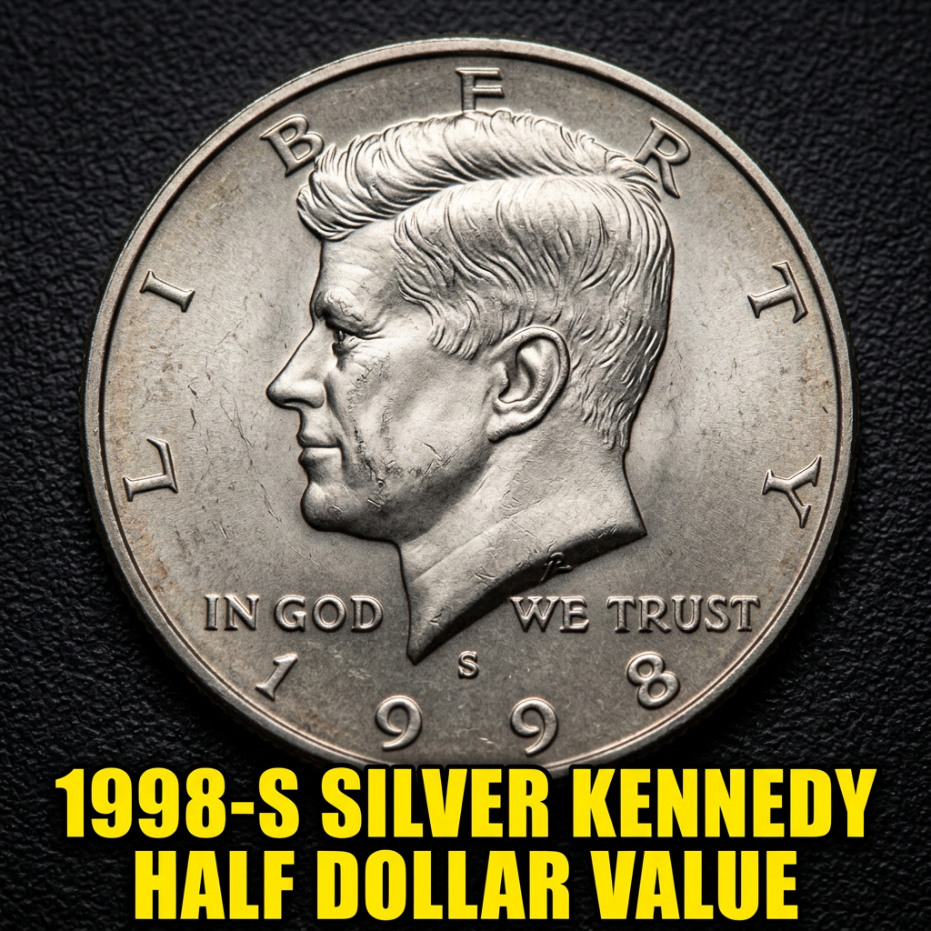 1998 S Silver Kennedy Half Dollar Value and Collector Price Guide