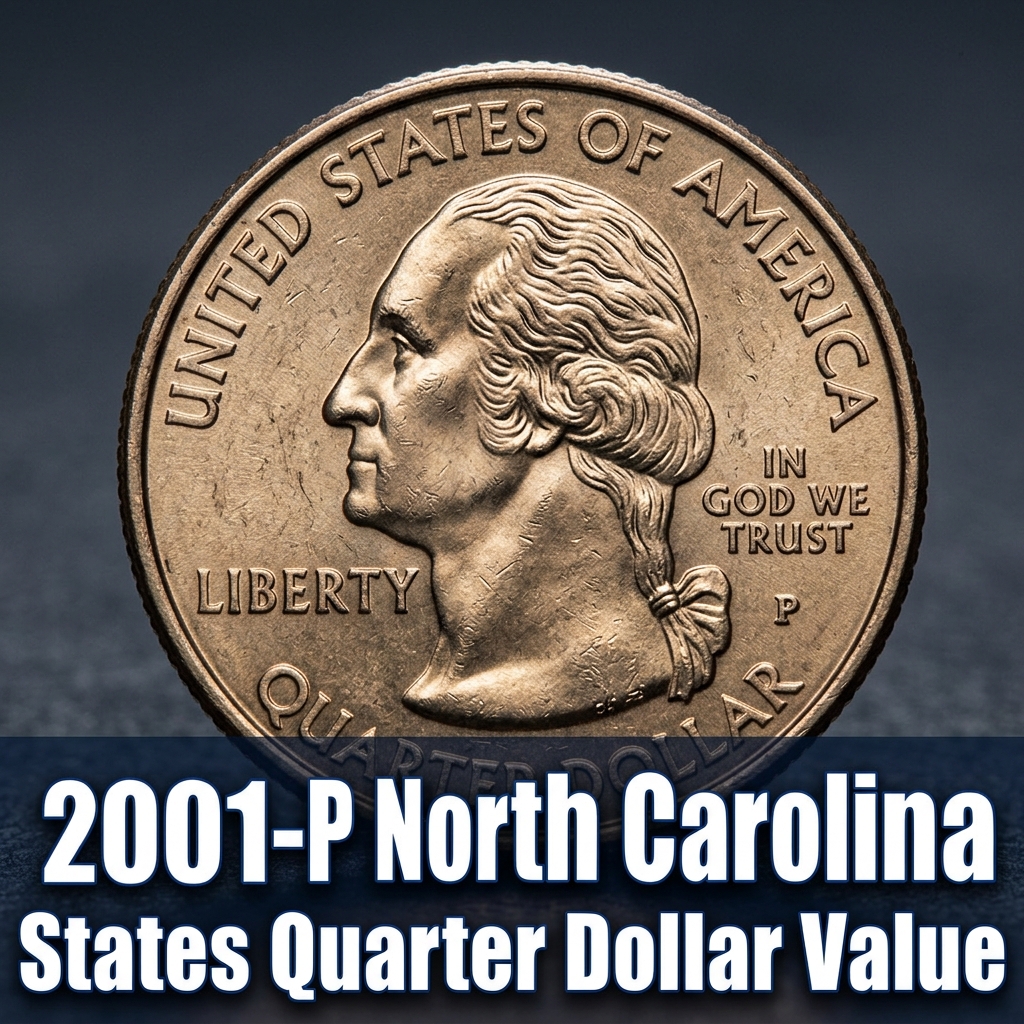 2001 P North Carolina State Quarter Value and Collector Rarity Guide