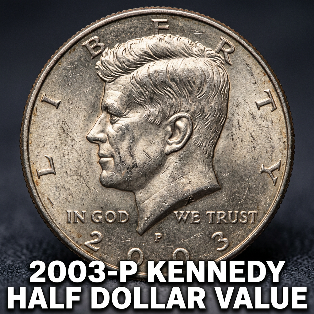 2003 P Kennedy Half Dollar Value and Collector Price Guide