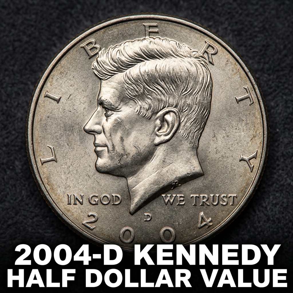 2004-D Kennedy Half Dollar Value What It's Really Worth Today