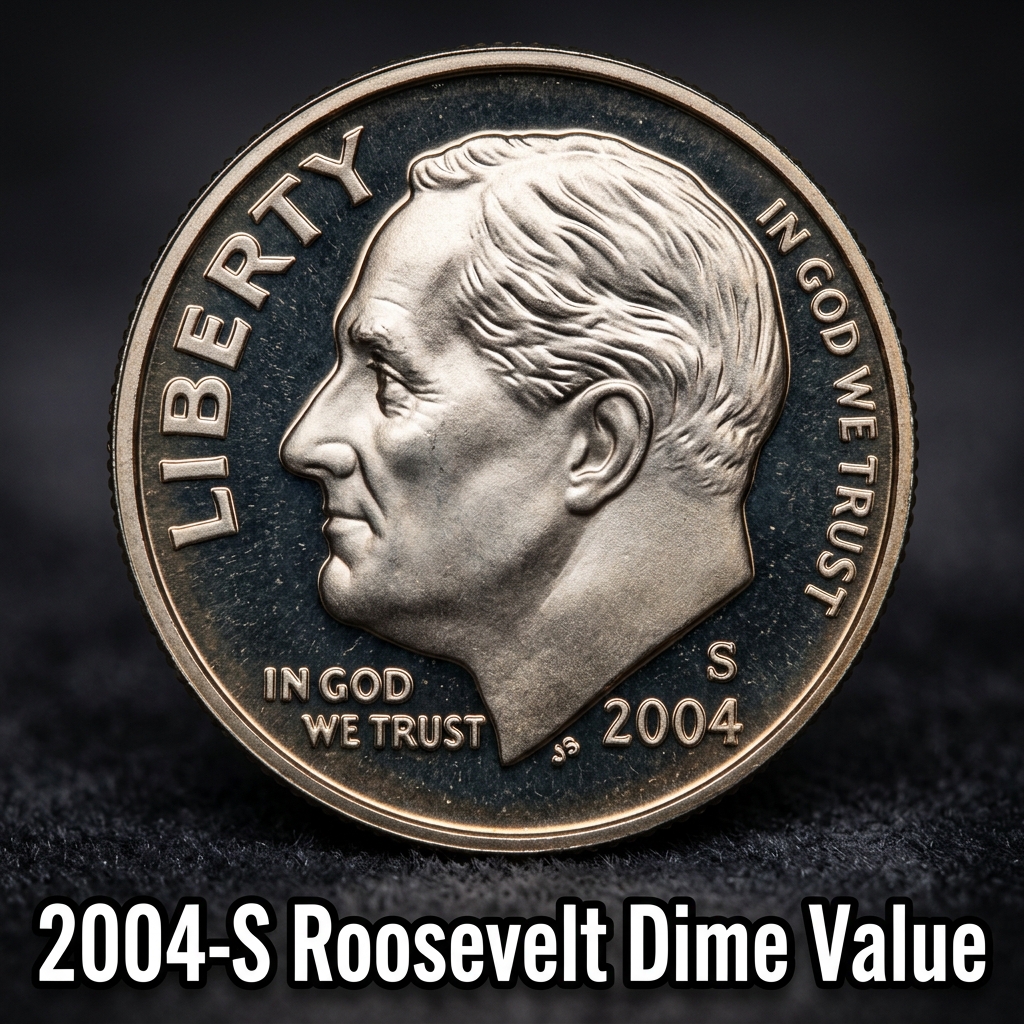 2004 S Roosevelt Dime Value Guide and Proof Coin Identification