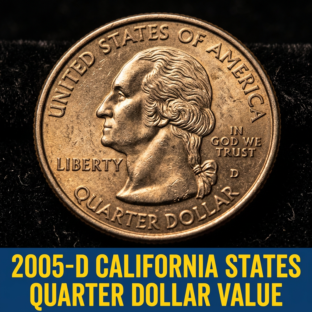 2005 D California State Quarter Value and Rare Errors Worth Money
