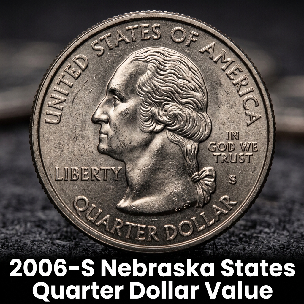 2006 S Nebraska State Quarter Value and Mint Mark Identification Guide