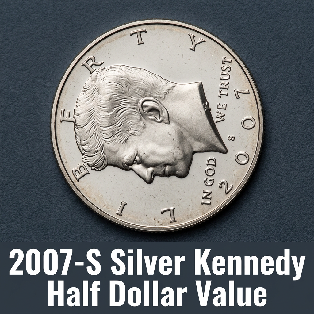 2007-S Silver Kennedy Half Dollar Value and What It's Really Worth