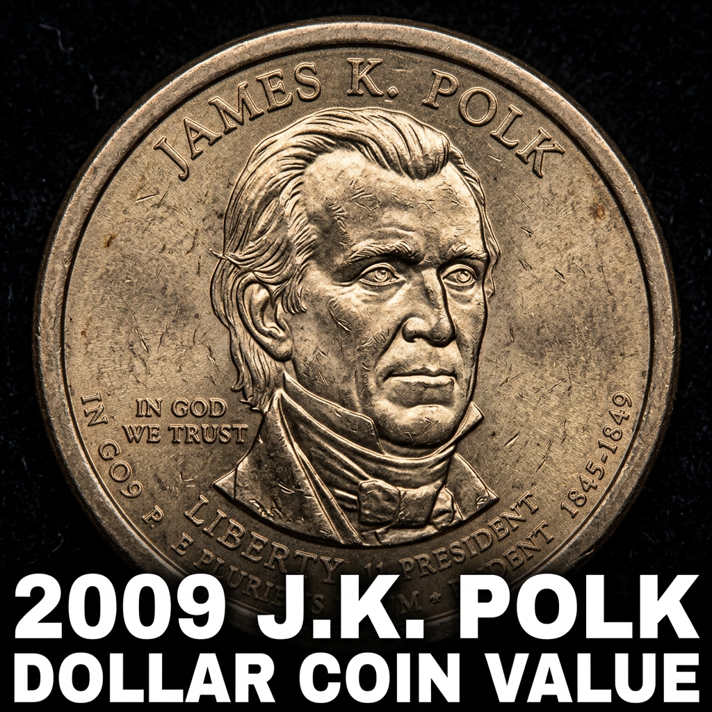 2009 James K Polk Dollar Coin Value and Rarity Guide for Collectors