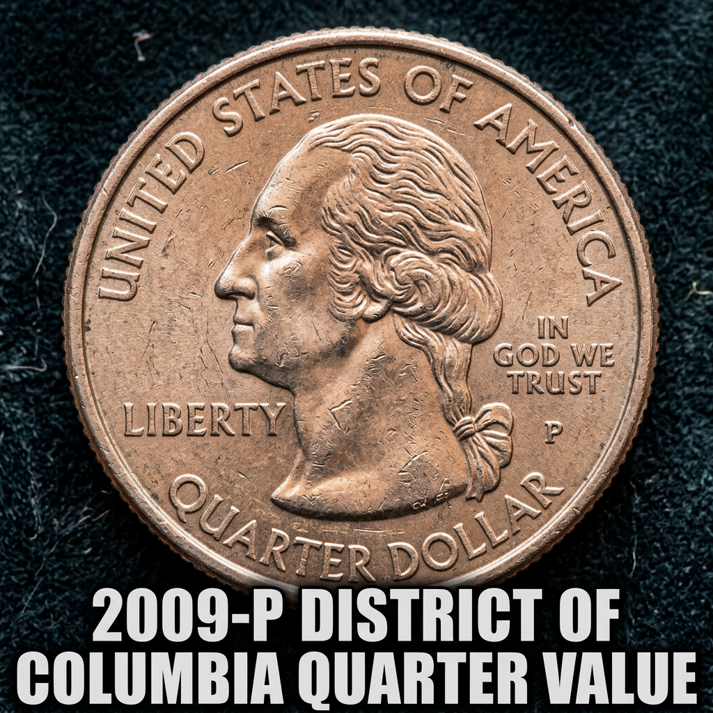 2009 P District of Columbia Quarter Value and Rarity Guide