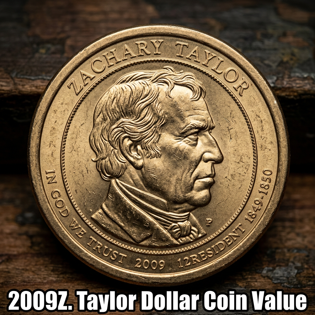 2009 Zachary Taylor Dollar Coin Value and Price Guide