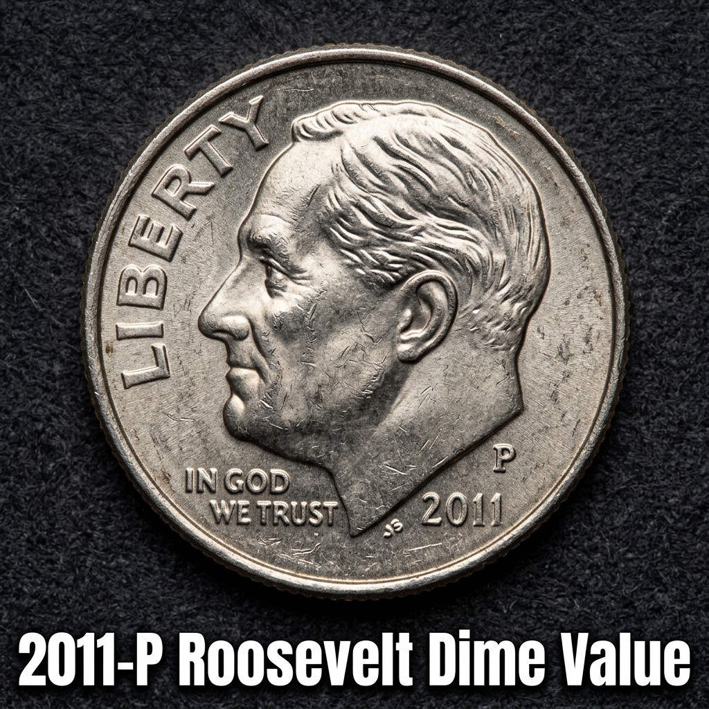 2011 P Roosevelt Dime Value and Rarity Guide for Collectors