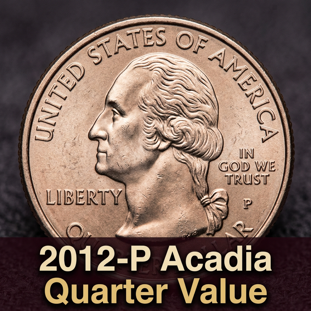 2012 P Acadia National Park Quarter Value Guide and Price List