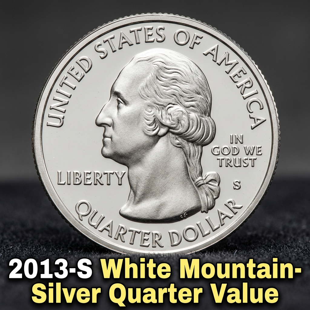 2013 S White Mountain Silver Quarter Value and Collector Price Guide