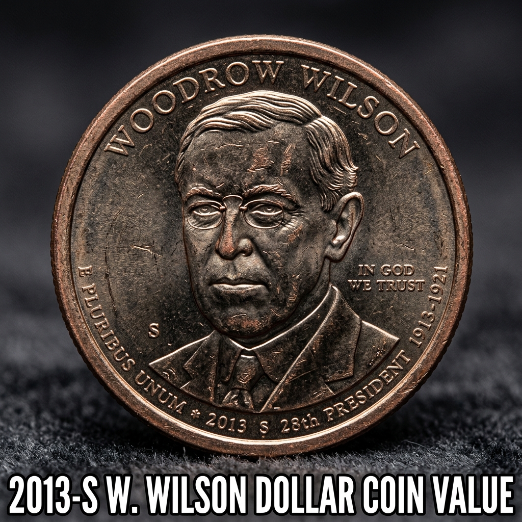 2013 S Woodrow Wilson Presidential Dollar Value and Price Guide