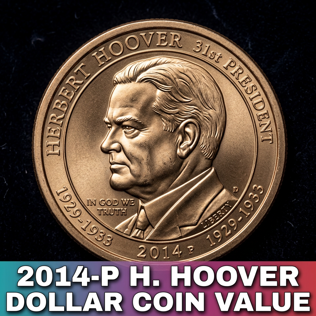 2014 P Herbert Hoover Presidential Dollar Coin Value and Collector Guide