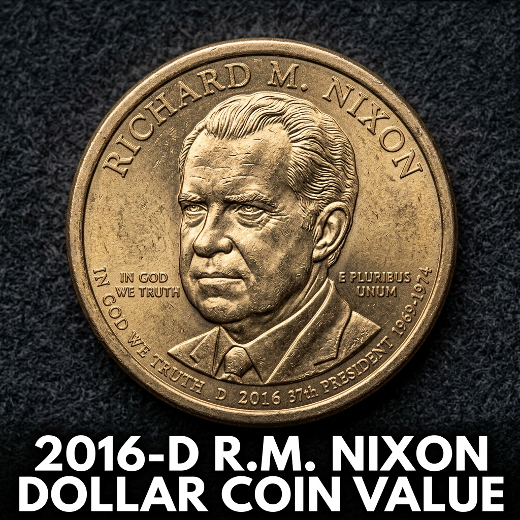 2016 D Richard M Nixon Presidential Dollar Value Guide and Price Chart