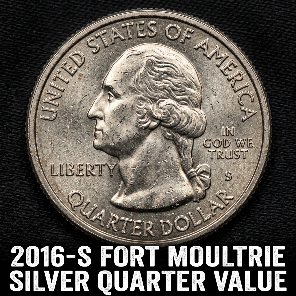 2016 S Fort Moultrie Silver Quarter Value and Collector Guide