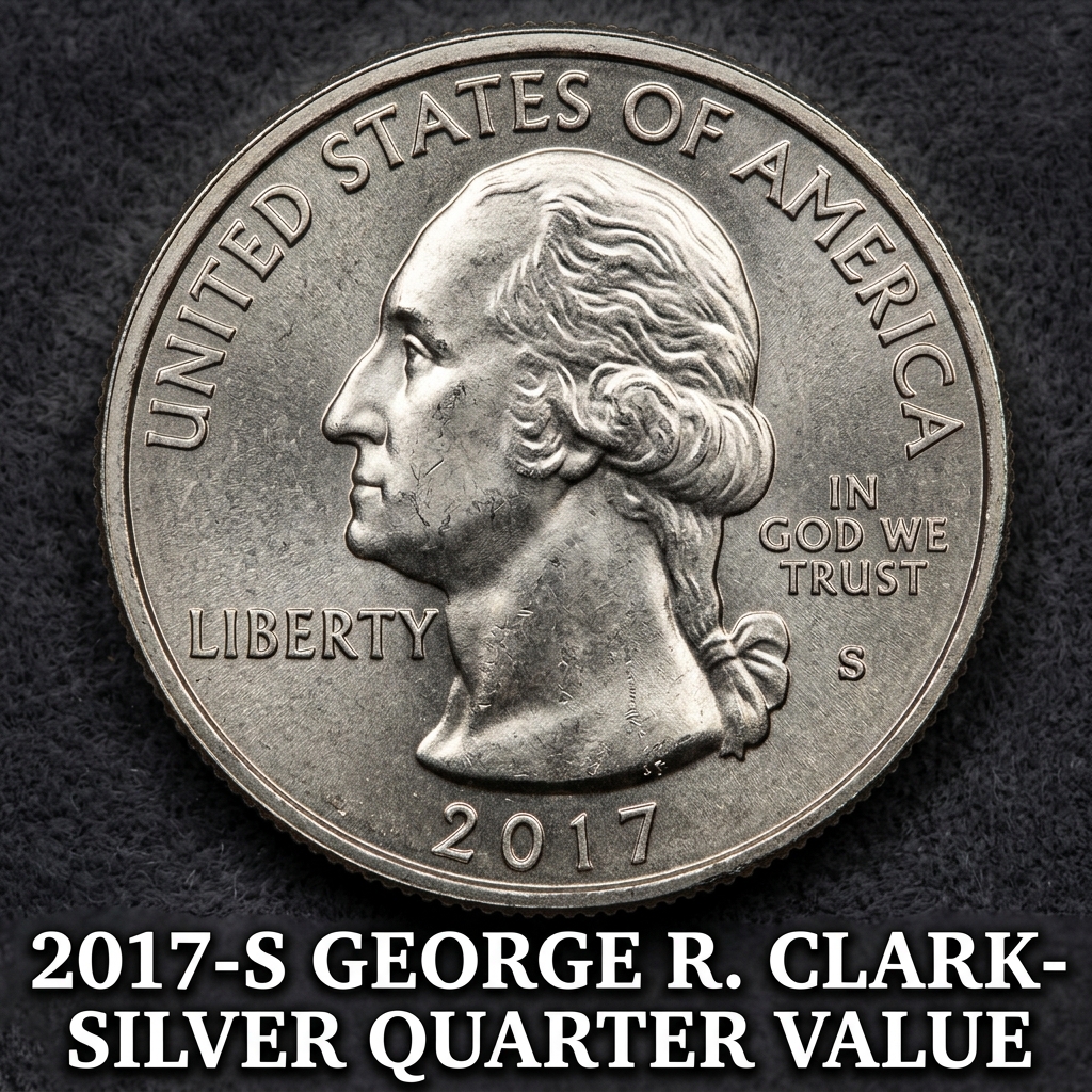 2017 S George Rogers Clark Silver Quarter Value and Rarity Guide