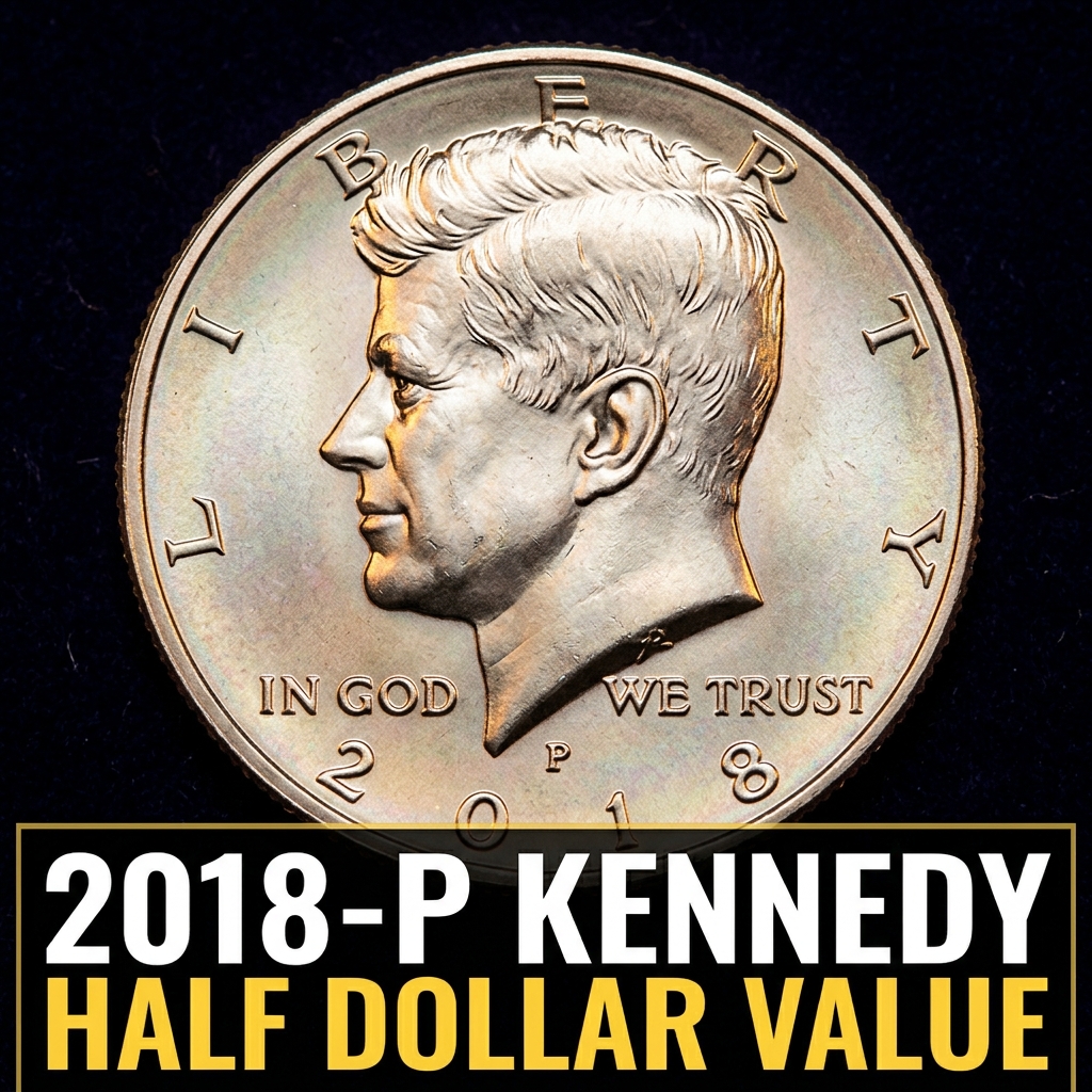 2018-P Kennedy Half Dollar Value and What It's Worth Today