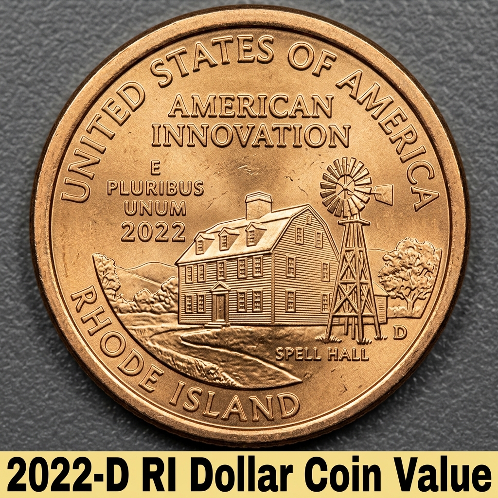 2022-D RI Dollar Coin Value and What It's Worth Today